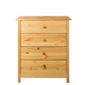 Pine 4 Drawer Chest
