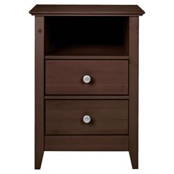 Fairhaven Bedside Chest, Chocolate