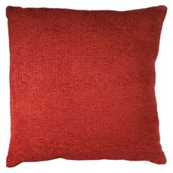 F&F Home Plain Chenille Cushion, Berry