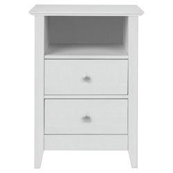 Fairhaven Bedside Chest, White
