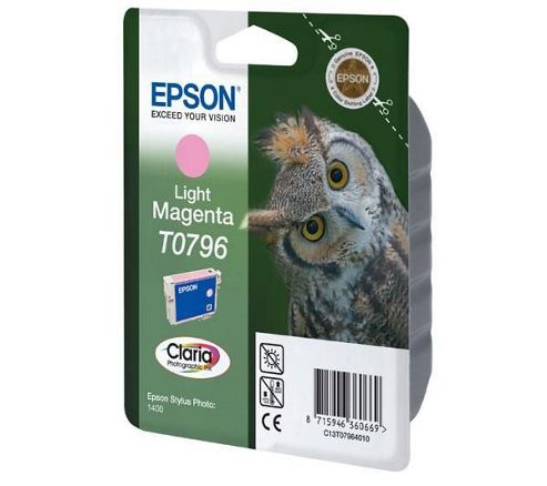 Image of Epson T0796 Ink Cartridge For Stylus Photo 1400 Printer - Magenta