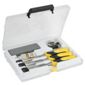 Stanley 3pc Dynagrip Chisel Set & Sharpening Kit