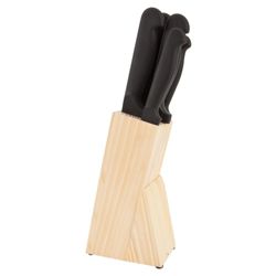 Tesco Value Knife Block with 5 Knives