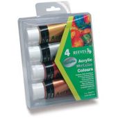 Reeves Acrylic Metallic Paints