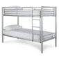 Mika Twin Bunk Bed Frame, Silver