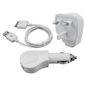 Technika 3-in-1 iPod Charger (USB, Car & Mains)