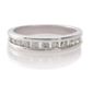 9ct White Gold 1/2ct Diamond Eternity Ring, N