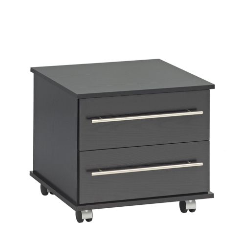 Image of Ideal Furniture Bobby 2 Drawer Slim Chest - Black