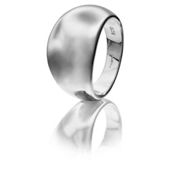 Sterling Silver Puff Ring, Medium