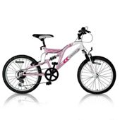 Vertigo Vesuvius Dual Suspension Kids 20” Wheel Bike - Girls