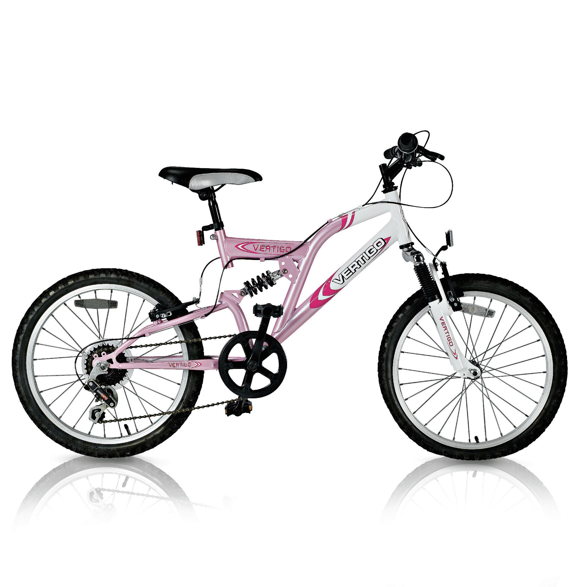 Vertigo Vesuvius Dual Suspension Kids 20” Wheel Bike - Girls
