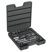 Stanley 52pc ¼ & ½” Metric Socket Set