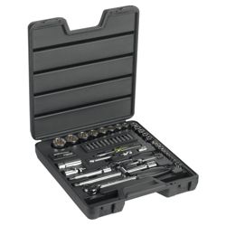 Stanley 52pc ¼ & ½” Metric Socket Set