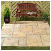 Lincoln Weathered Bronze Square Random Patio Kit
