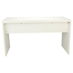 Viva High Gloss Office Desk, White