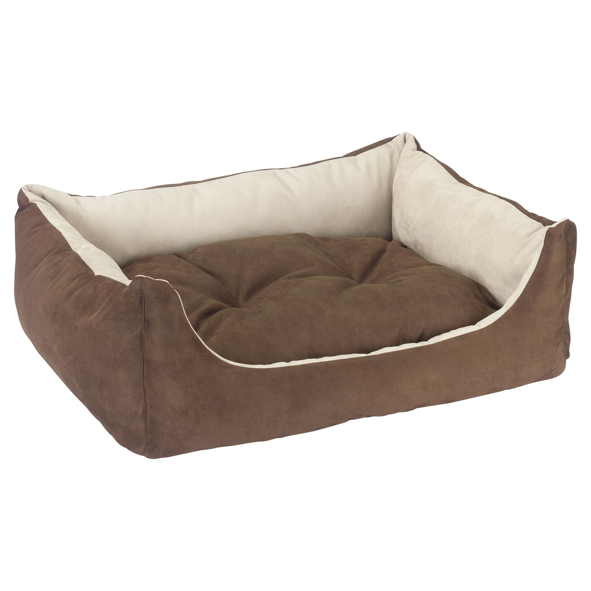 Suedette dog bed