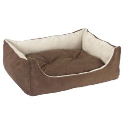 Suedette dog bed