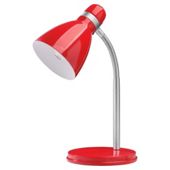 Tesco Metal Desk Lamp Red