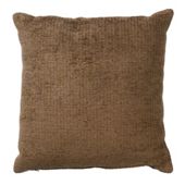 Tesco Plain Chenille Cushion, Mocha
