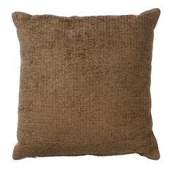 Tesco Plain Chenille Cushion, Mocha