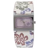 Kahuna Ladies Floral Printed Strap Watch