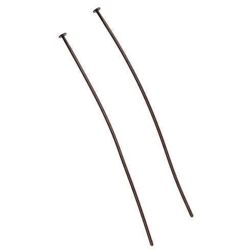 Image of Flat End Head Pin Hard - Copper - 100 Pack