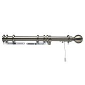 Swish Polaris 32mm Aluminium One-Corded Pole, Burnished Brass Effect 375cm