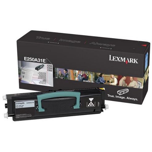 Image of Lexmark Black Toner Cartridge (yield 3,500 Pages) For E250, E35x