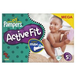 Pampers Active Fit Mega Pack Junior Plus 87