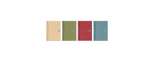 Image of Oxford Casebound Book A4 Recycled 192 Pages Assorted Pack Of 5 100105246