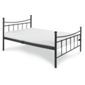 Lincoln Single Bed Frame, Black