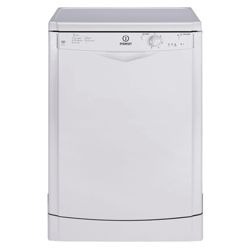 Indesit IDF125W Full Size Dishwasher, A Energy Rating. White