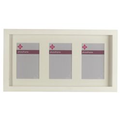 Tesco Block Frame Cream 3 Aperture