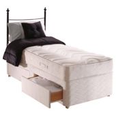 Sealy Posturepedic Silver Dream Single 2 Drawer Divan Set