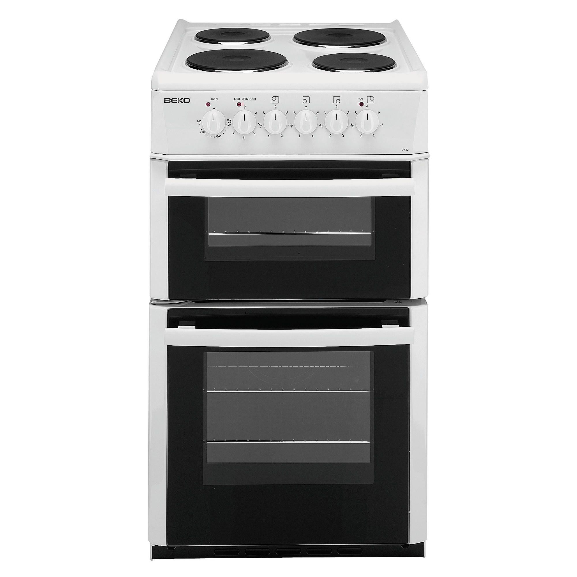Beko D532 White Electric Cooker