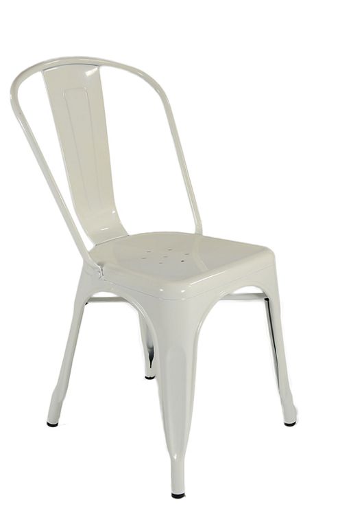 Image of Xavier Pauchard Tolix Style Dining Chair White