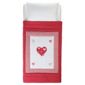 Tesco Kids Gingham Hearts Quilt, Red