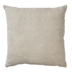 F&F Home Plain Chenille Cushion, Stone