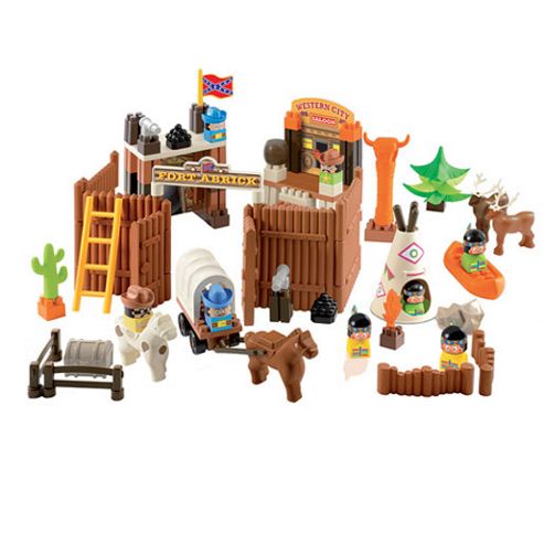 Image of Abrick Wild West Fort Playset