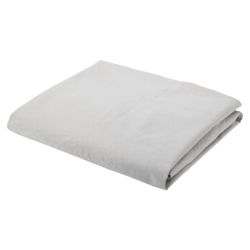 Tesco Single Fitted Sheet Light Steel