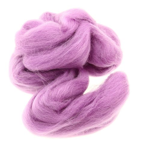Image of Dhf-r19 Purple 20g Falkland Wool Tops