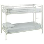 Mika Twin Bunk Bed Frame, Vanilla