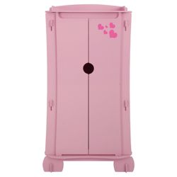 Loveheart 2 Door Wardrobe, Pink