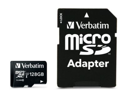 Verbatim 44085 Micro Sdxc Uhs-1 128Gb Adapter