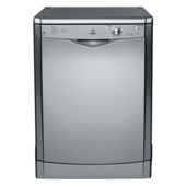 Indesit IDF125S Full Size Dishwasher, A Energy Rating. Silver