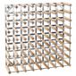 George Wilkinson 72 Bottle Wine rack Kit - Pine / Galvanised Steel