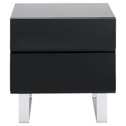 Costilla Bedside Chest, Black