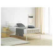 Lincoln Single Bed Frame, Cream