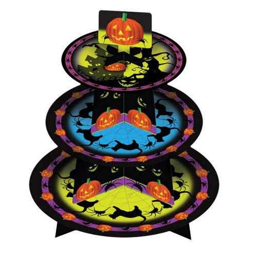 Image of Halloween 3 Tier Cupcake Stand