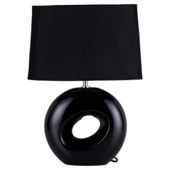 Tesco Lighting Calypso Table Lamp Black